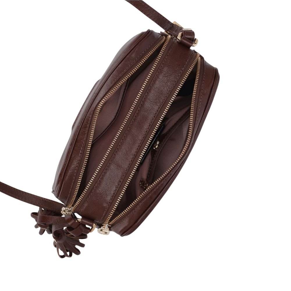 Bolsa Tiracolo Luz Da Lua Marrom Marrom 2