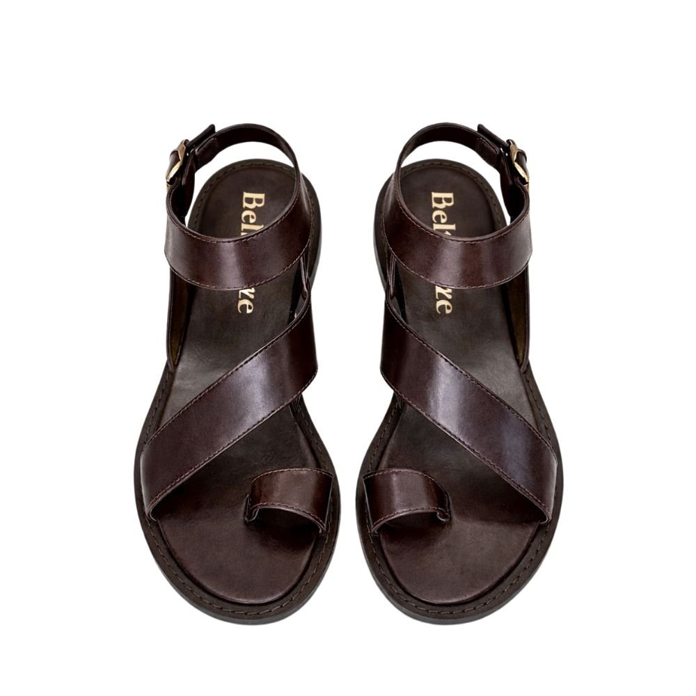 Sandália Bellaze  Marrom Marrom 2