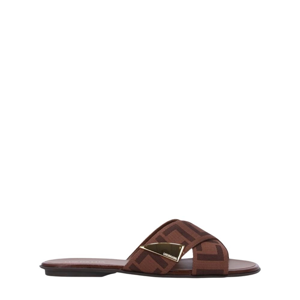 Rasteira Luz Da Lua Marrom