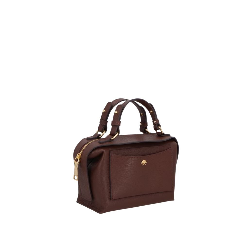 Bolsa Luiza Barcelos Pequena Marrom Marrom 2