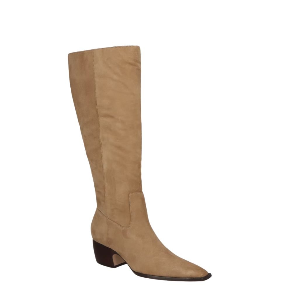 Bota Luiza Barcelos Cano Alto Bege Bege 2