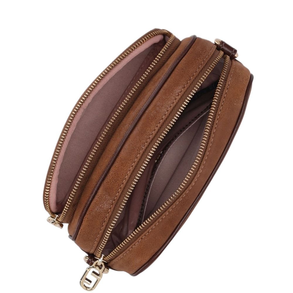 Bolsa Luz Da Lua Tiracolo Marrom Marrom 3