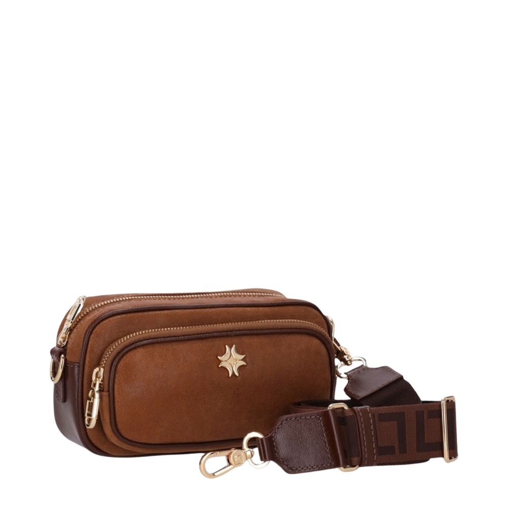 Bolsa Luz Da Lua Tiracolo Marrom Marrom 4