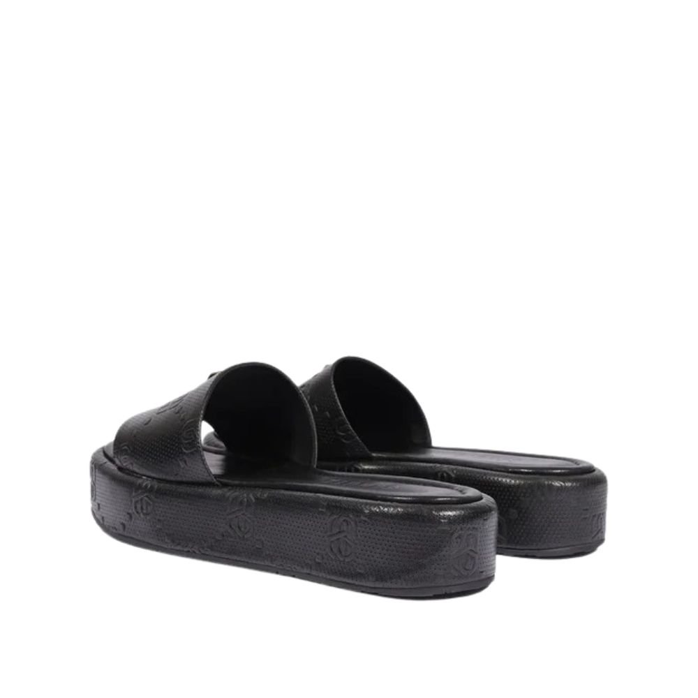 Tamanco Schutz Viena Plataforma Preto Preto 4