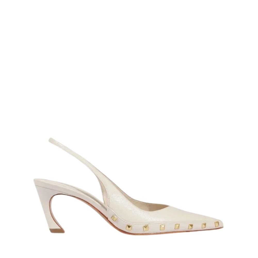 Slingback Schutz Lexi Studs Branco