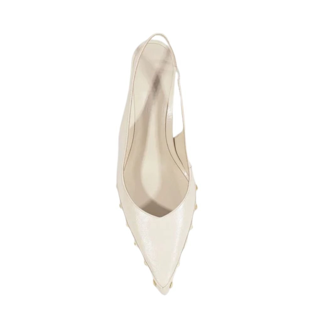 Slingback Schutz Lexi Studs Branco Branco 3