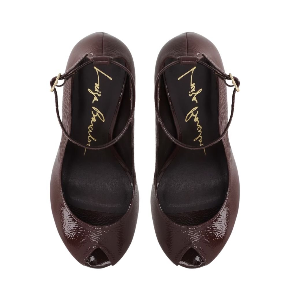 Scarpin Luiza Barcelos  Marrom Marrom 2