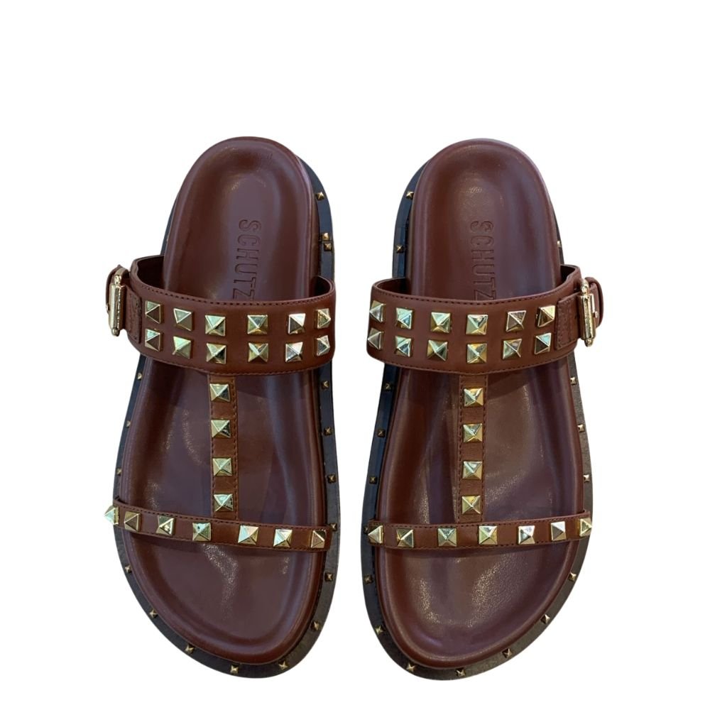 Papete Schutz Com Detalhe Marrom Marrom 2