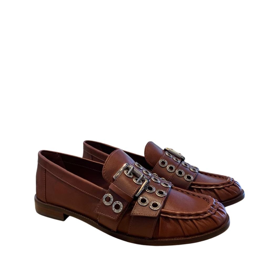 Mocassim Schutz Com Detalhe Marrom Marrom 3