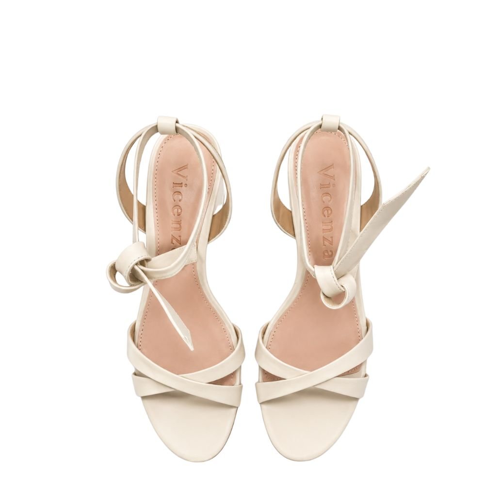 Sandália Vicenza Salto Bloco Off White Off White 2