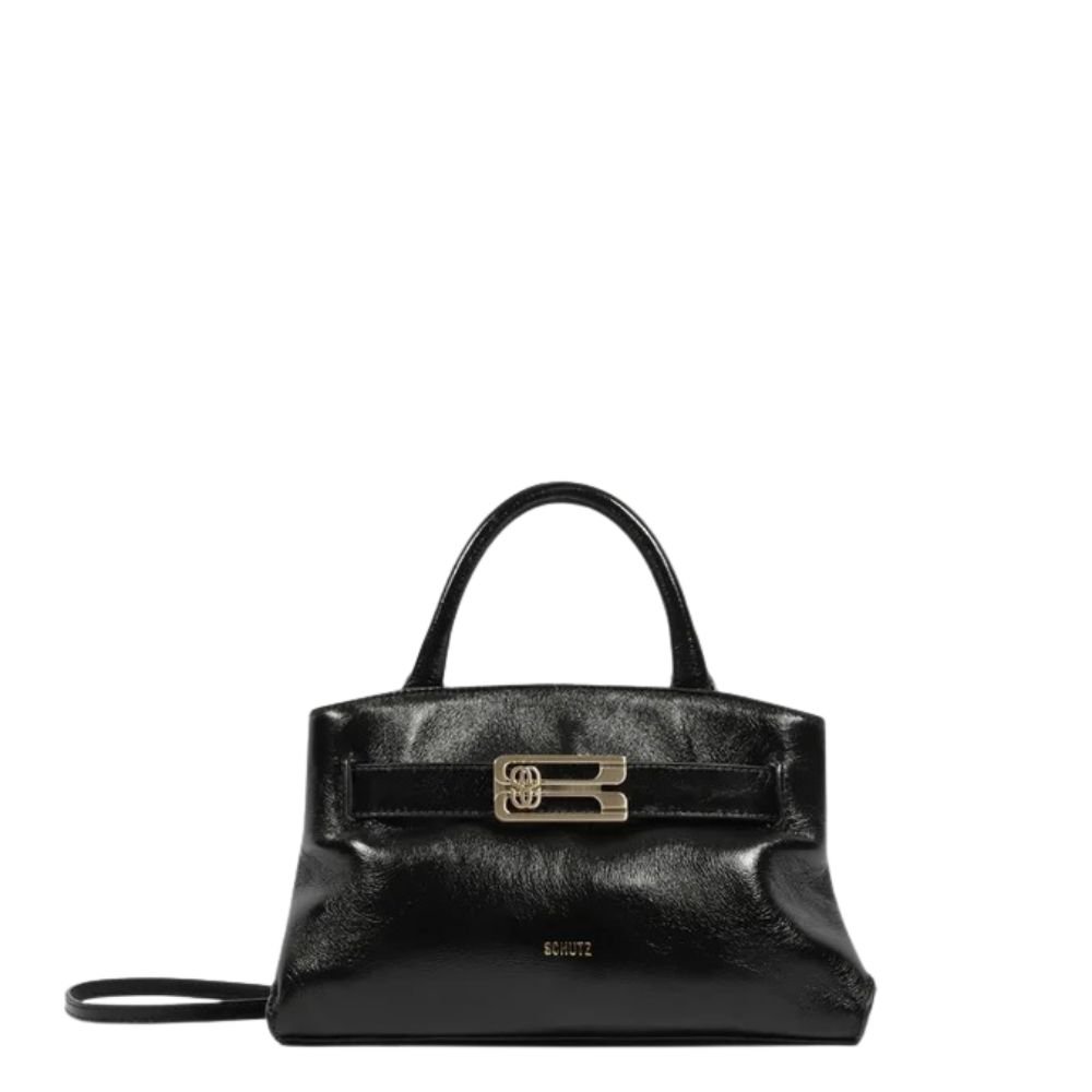 Bolsa Schutz Hobo Média Heather  Preto