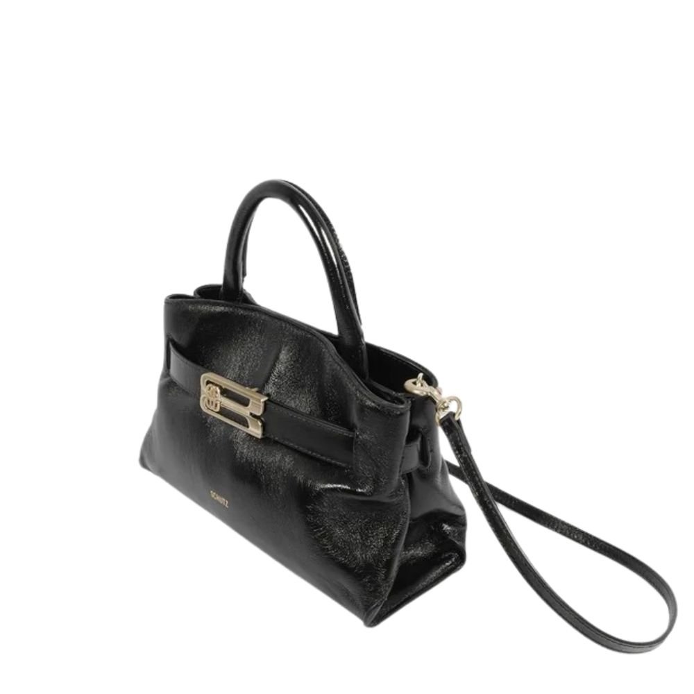 Bolsa Schutz Hobo Média Heather Preto Preto 2
