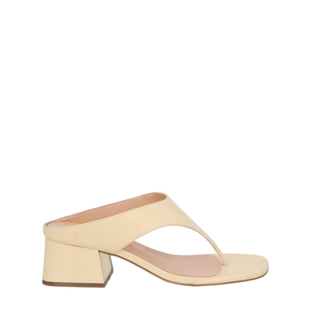 Mule Luiza Barcelos Salto Médio Amarelo