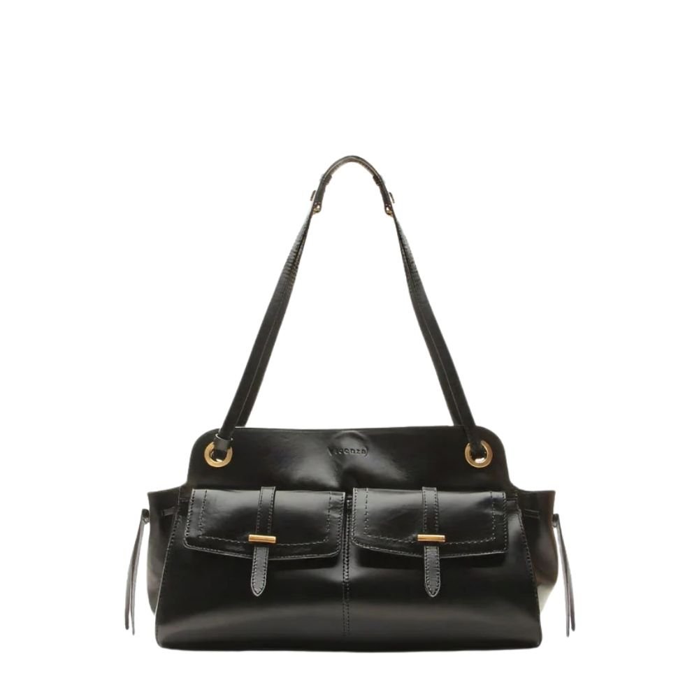Bolsa Vicenza Tote Hana Grande Preto Preto