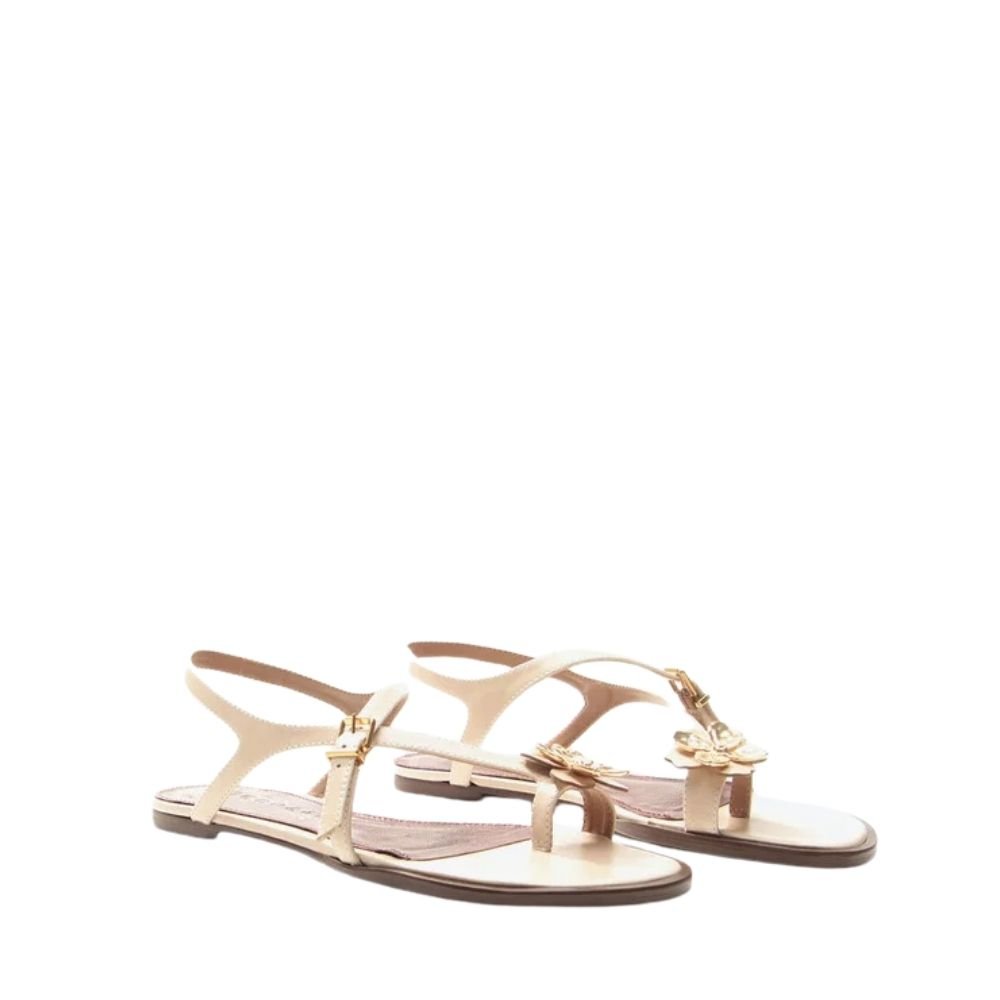 Sandália Rasteira Vicenza Nulce Off White Branco 2