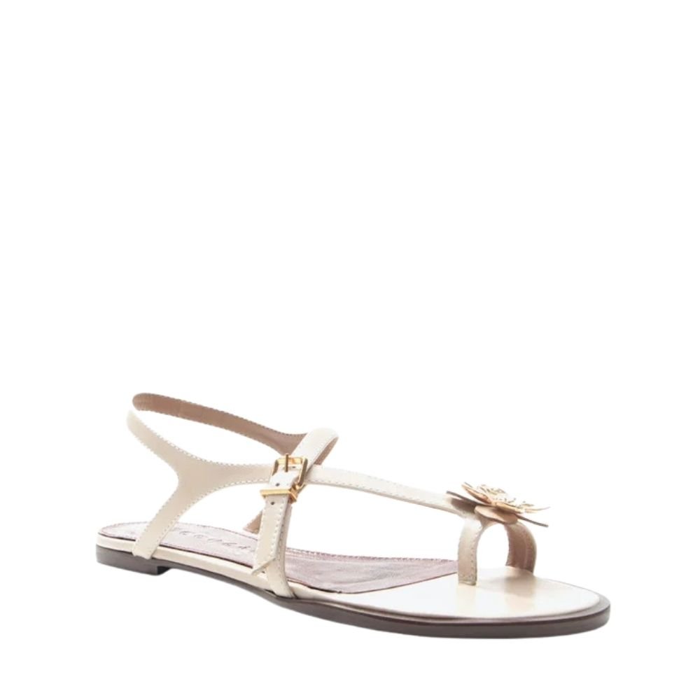 Sandália Rasteira Vicenza Nulce Off White Branco 3