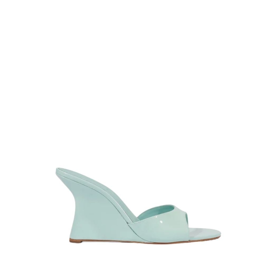 Tamanco Schutz Anabela Pattie  Azul