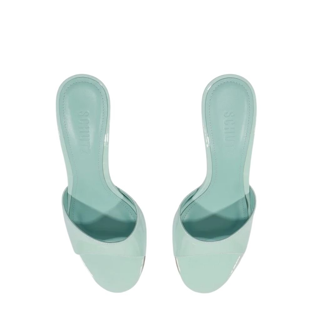 Tamanco Schutz Anabela Pattie Azul Azul 2