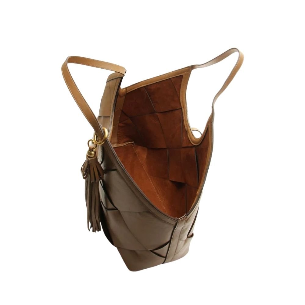 Bolsa Vicenza Shopping Victoria Marrom Marrom 2