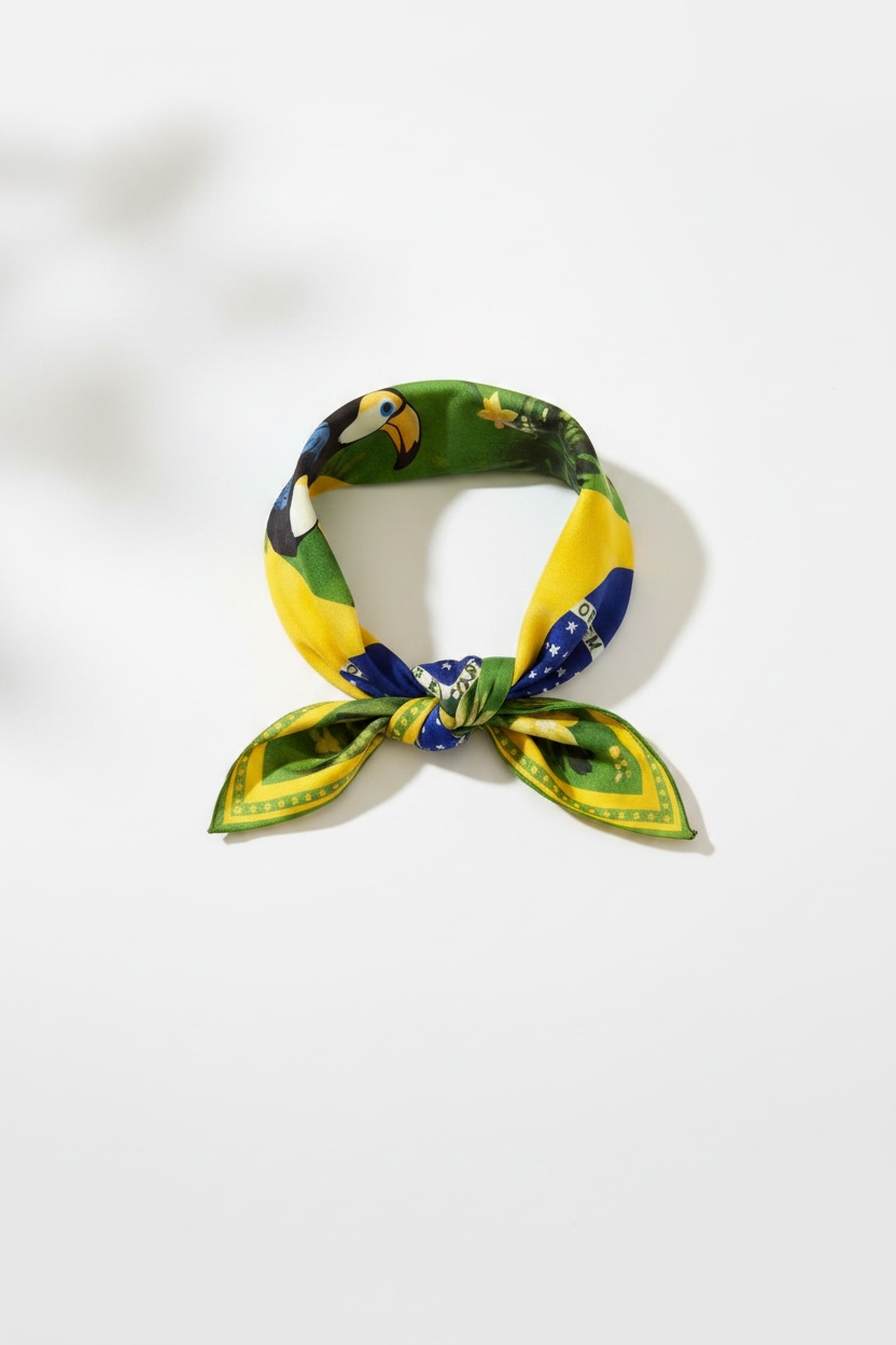 Lenco Vai Brasil Verde/Amarelo 2
