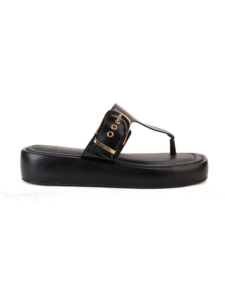 Flatform Bebecê Com Enfeite Fivela Maxi