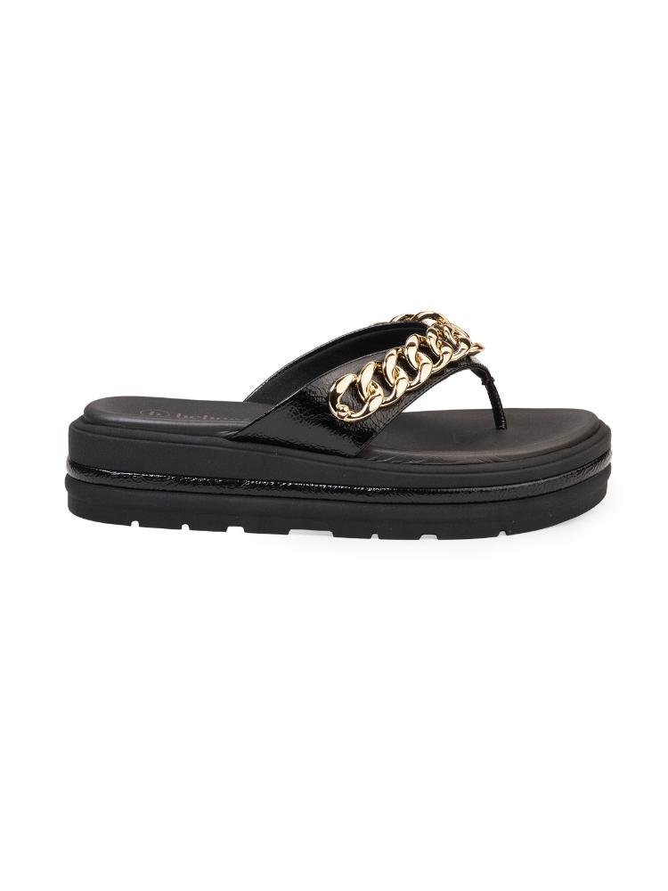 Chinelo Flatform Bebecê com Corrente