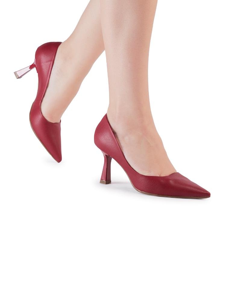 Scarpin Bebecê Clássico e Confortável Vermelho 2