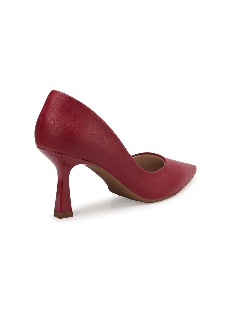 Scarpin Bebecê Clássico e Confortável Vermelho 4