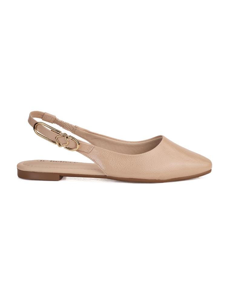 Sapatilha Slingback Bebecê Calce Facil Enfeite Fivela