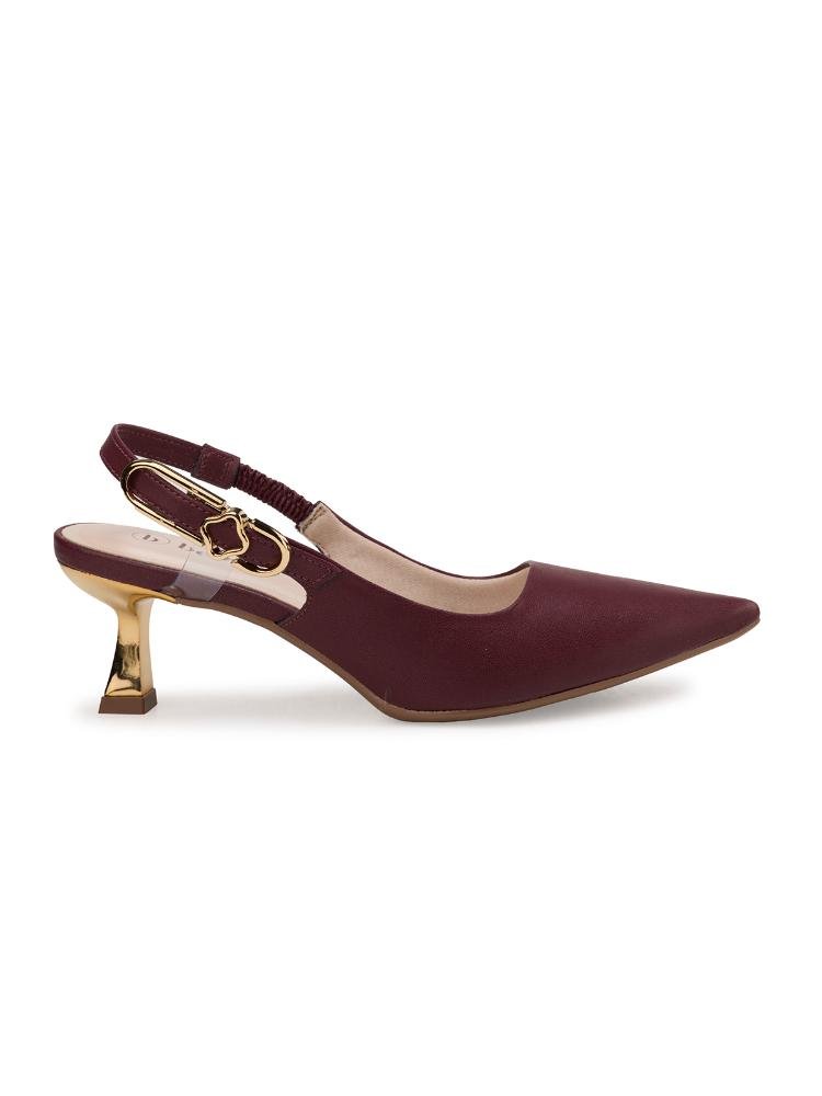 Scarpin Bebecê Com Elástico Confortável Detalhe Sofisticado