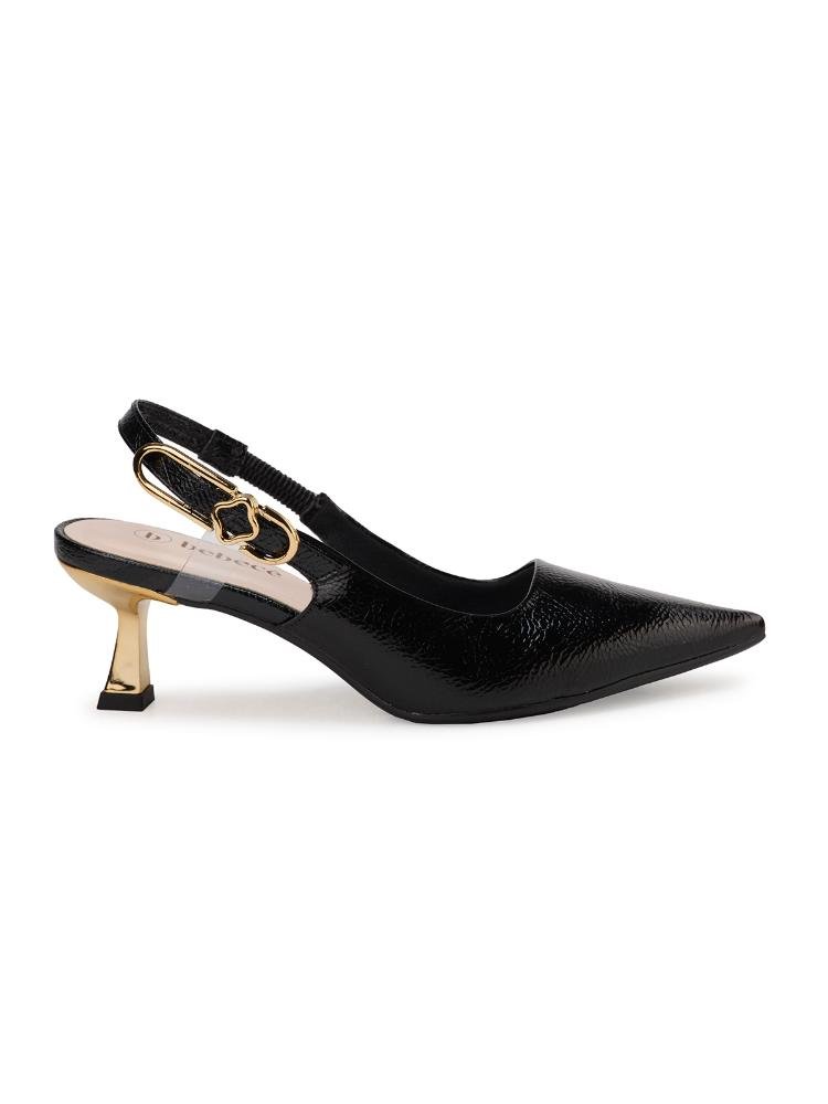 Scarpin Bebecê Com Elástico Confortável Detalhe Sofisticado