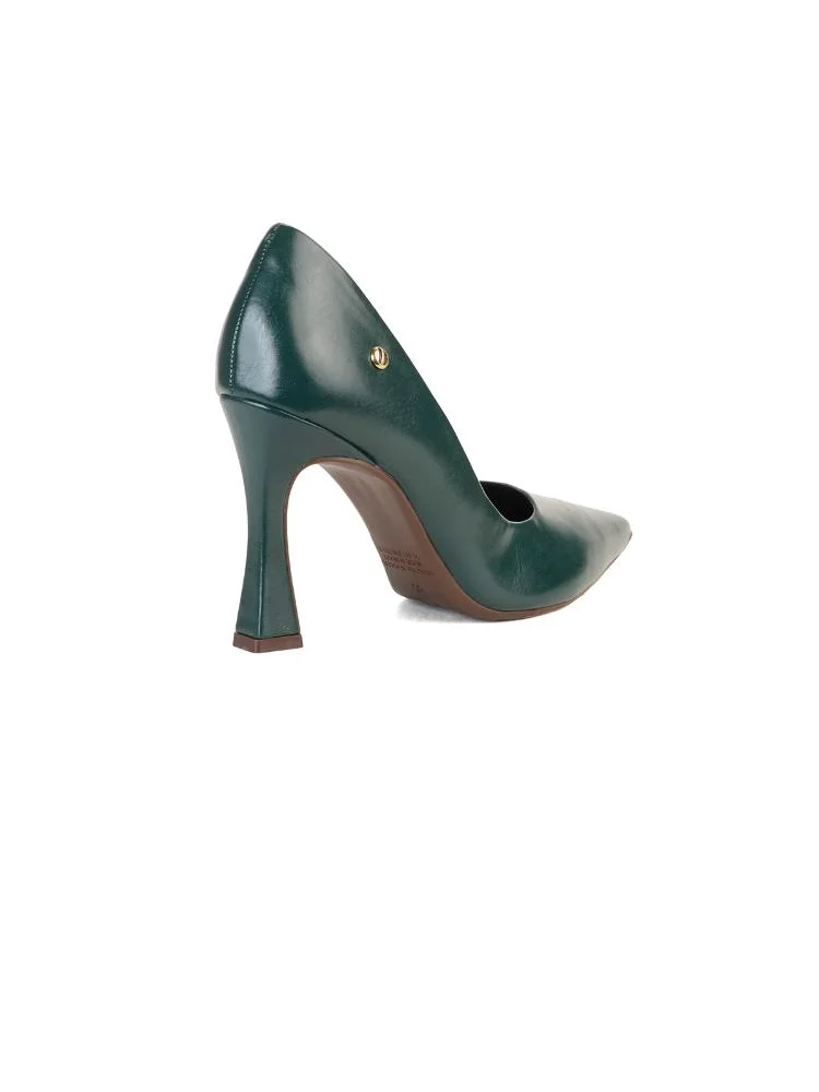 Scarpin Bebecê Versátil Com Salto Flare Verde 4