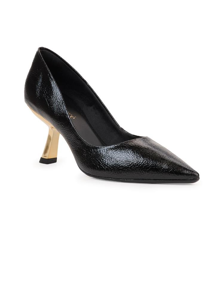 Scarpin Salto Fino Bebecê Bico Fino Preto 3