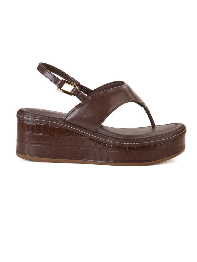 Sandália Flatform Bebecê Calce Facil Com Enfeite