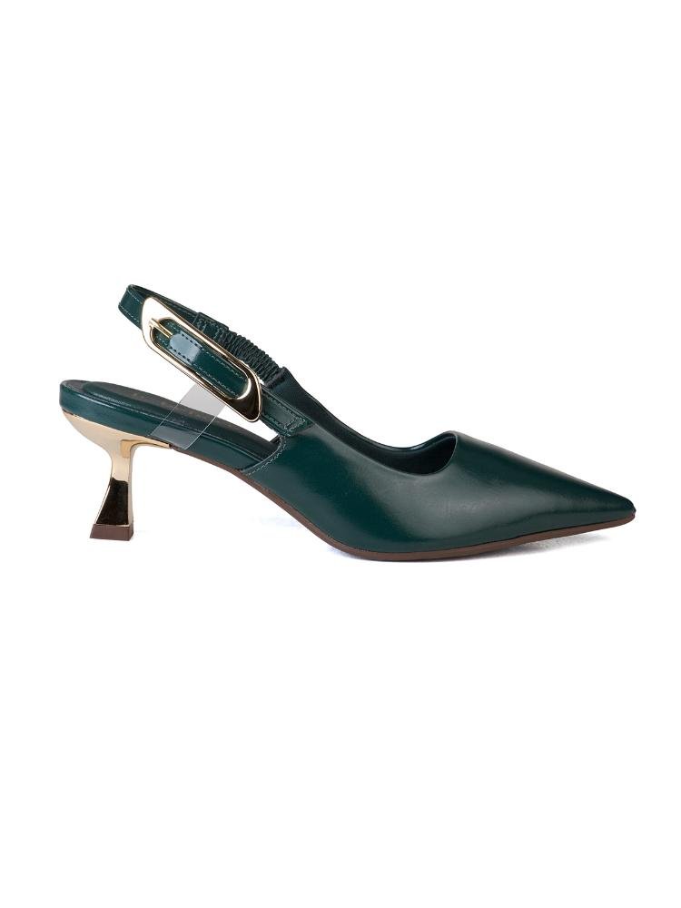 Scarpin Bebecê Slingback Assimétrico
