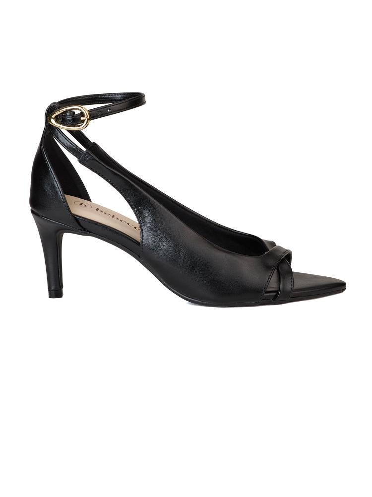 Peep Toe Bebecê Assimétrico Bico Folha