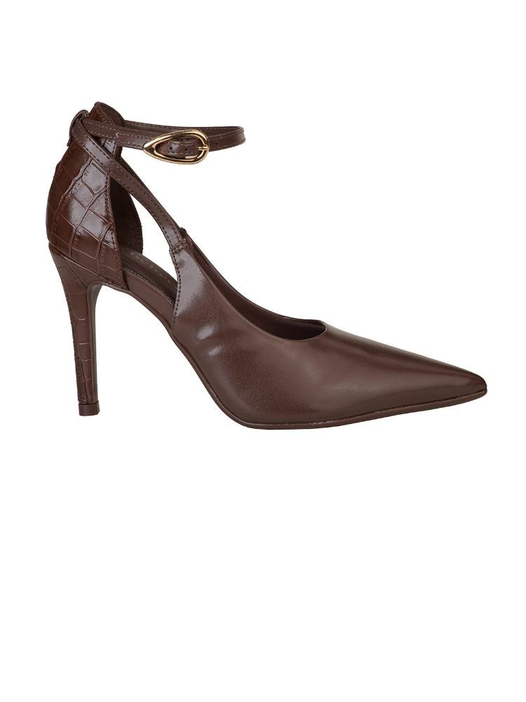 Scarpin Texturizado Bebecê Fivela Gota