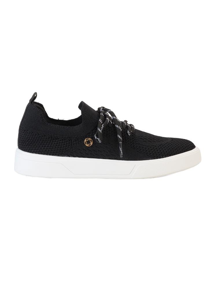 Tênis Bebecê Casual Knit com Cadarço