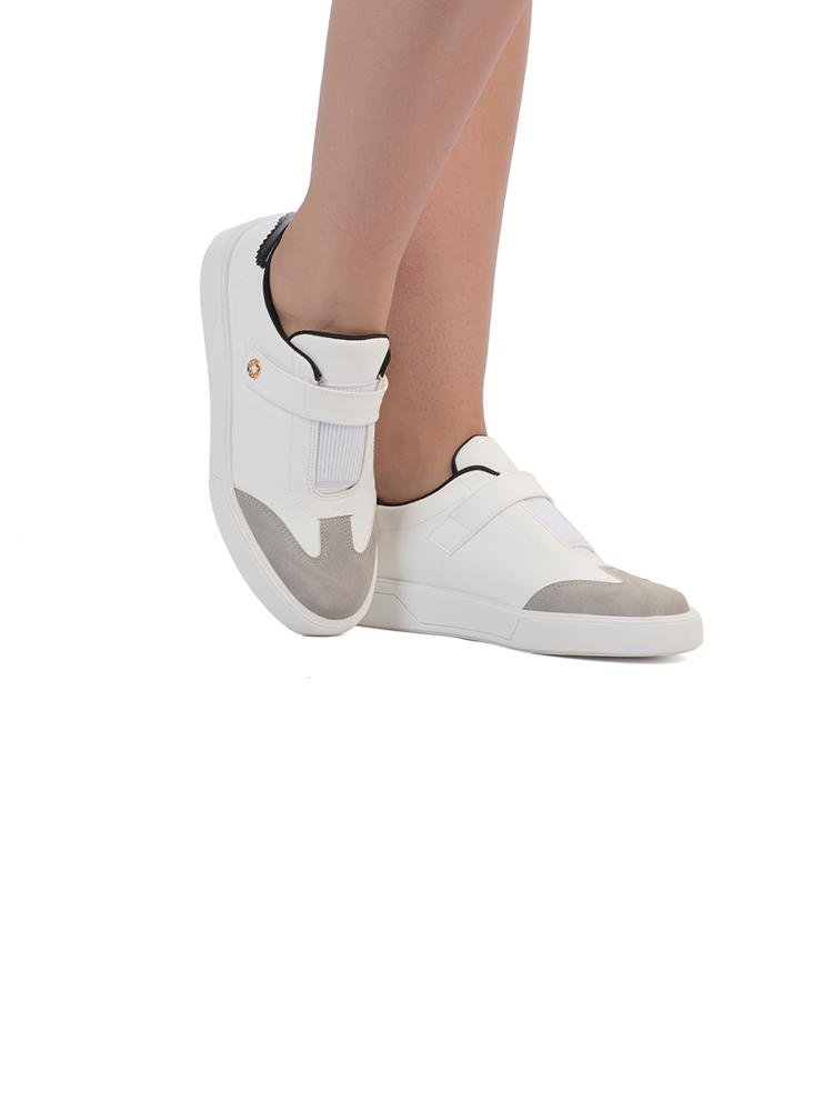 Tênis Bebecê Conforto com Tira Ajustável Branco 2