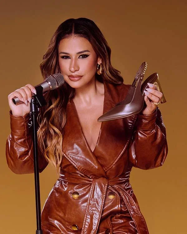 Scarpin Bebecê Slingback Collab Simone Mendes Marrom 5