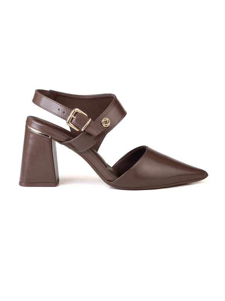 Scarpin Bebecê Semi Aberto Assimétrico