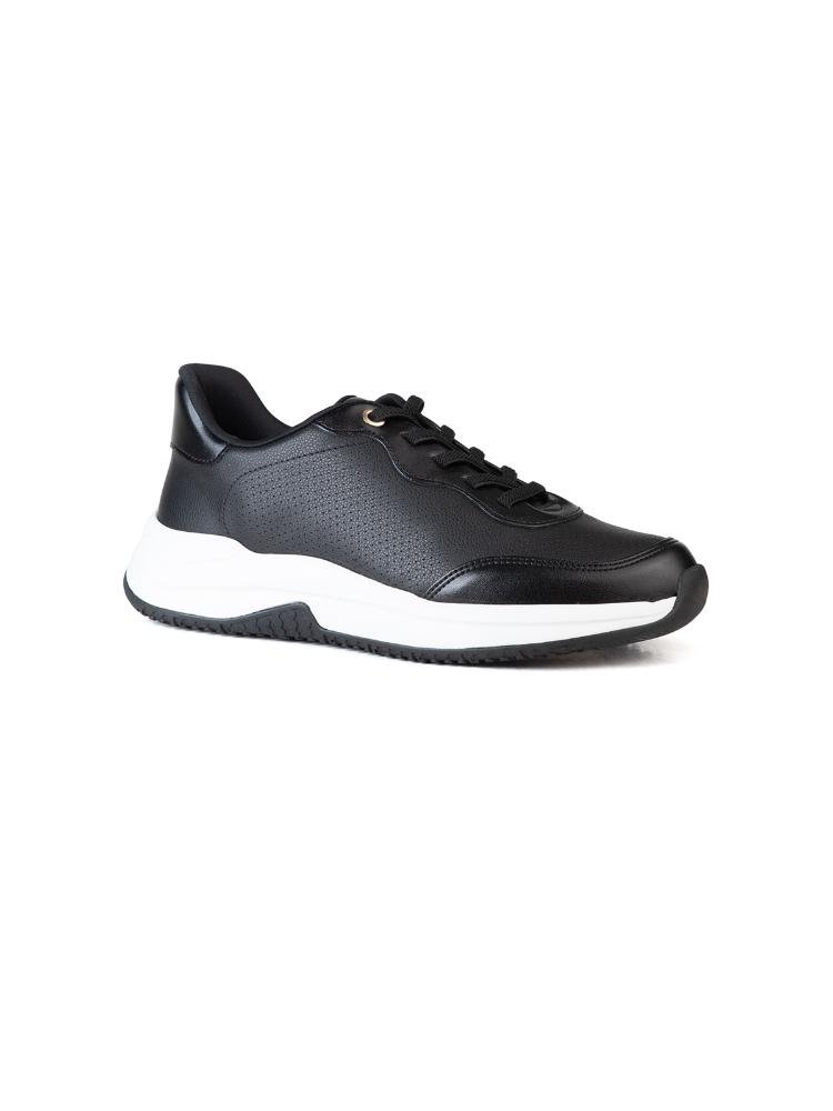 Tênis Bebecê Casual Solado Bicolor Versátil Preto 3