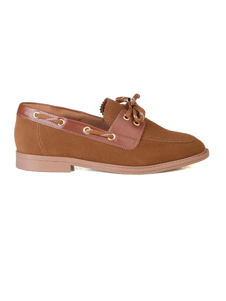 Mocassim Bebecê Boho Camurça Cordão