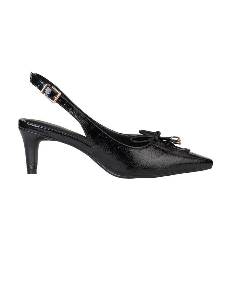 Scarpin Bebecê Slingback Amarração Fivela