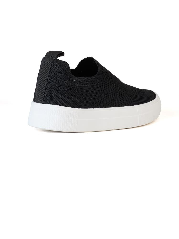 Tênis Bebecê Knit Malha Ajustável Preto 4