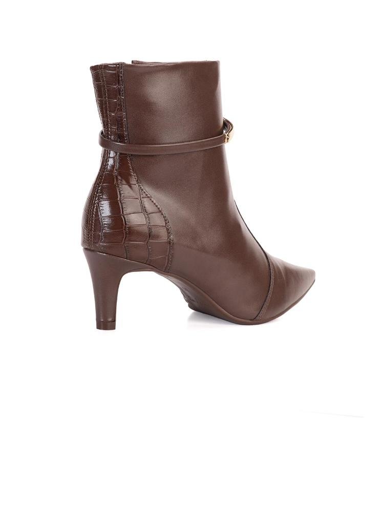 Bota Bebecê Com Enfeite Pulseira Marrom 4