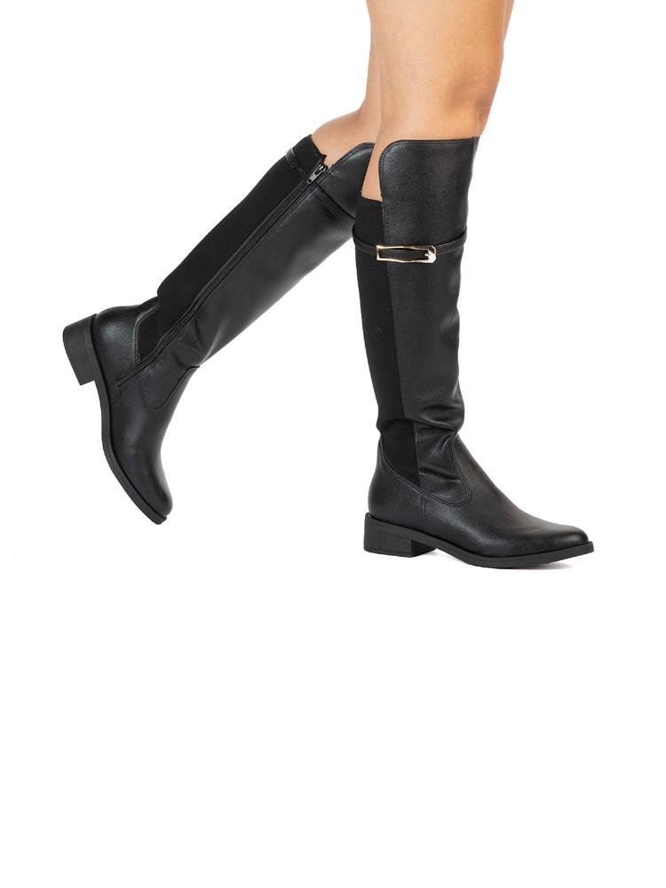 Bota Bebecê Montaria Cano Longo Preto 2