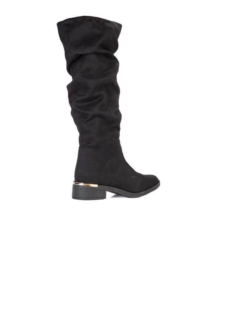 Bota Bebecê Montaria Slouchy Cano Longo Preto 4