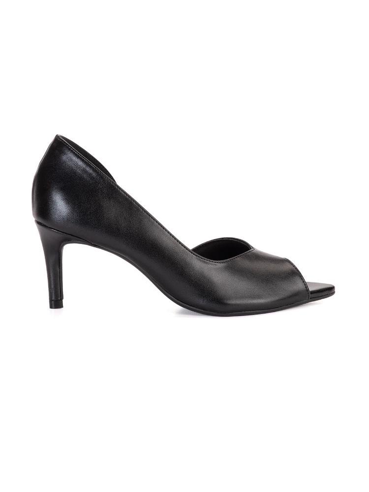 Peep Toe Bebecê Assimétrico Com Tornozeleira