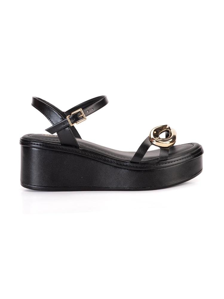 Sandália Bebecê Flatform Enfeite Orgânico